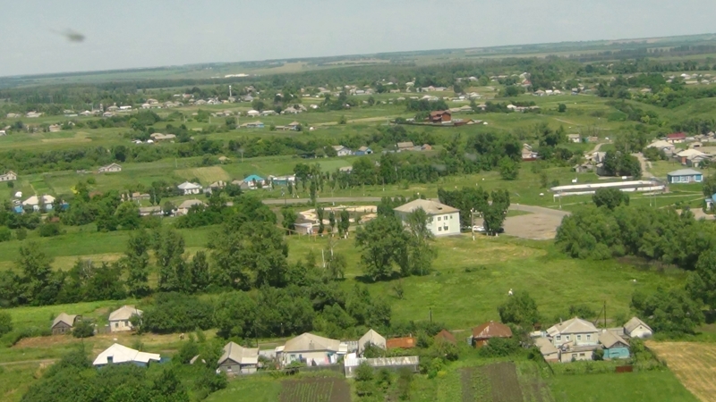 Центр села Истобное.