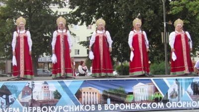 Концерт на Советской площади в Воронеже.