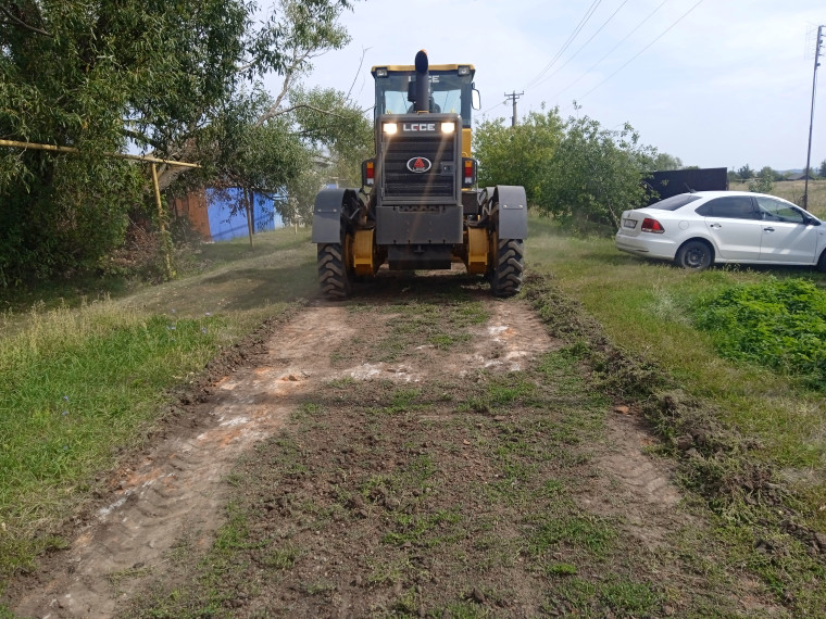 Грейдирование пер. Западного. Грейдирование пер. Западного.